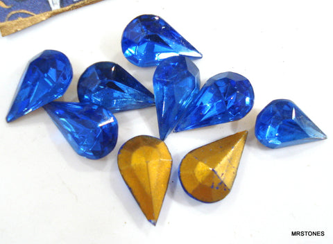 13x7.8mm (4300/2) Sapphire Pear Shape West German