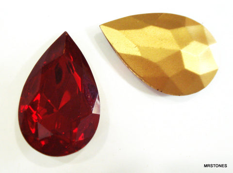 32x20mm (4320/2) TTC Siam Pendeloque Pear