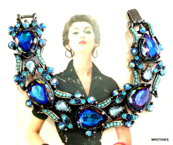 Florenza Bracelet Blue Shades Vitrail Medium