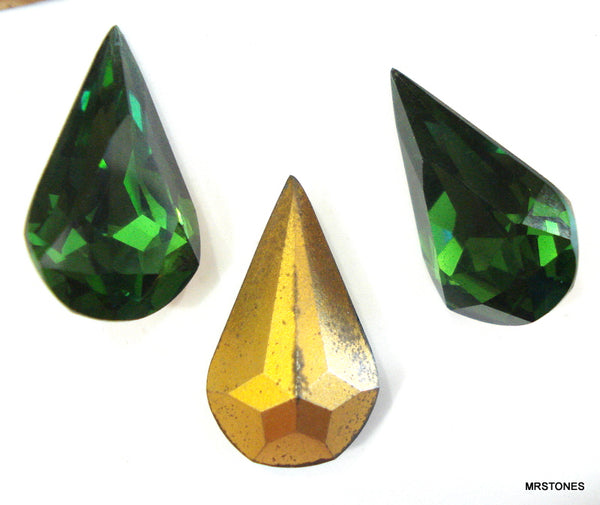 24x14mm (4310) Green Tourmaline Pear Shape