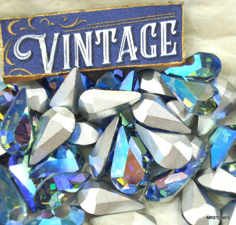 13x7.8mm (4300) Light Sapphire AB Pear Shape