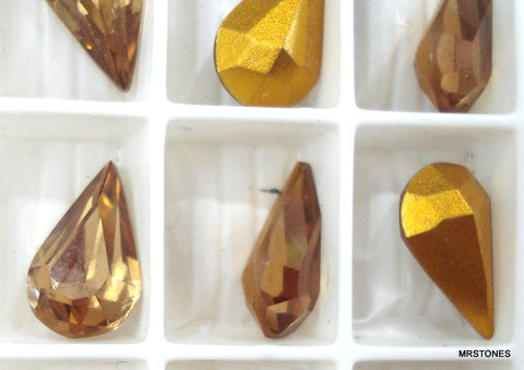 13x7.8mm (4300) Light Smoked Topaz Pear Shape