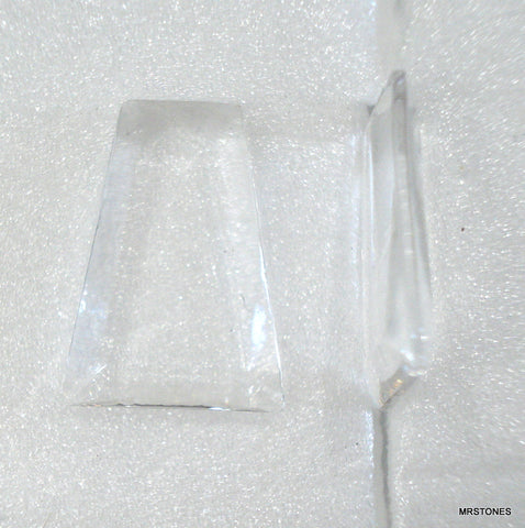 15x11mm (4705/2) Crystal Channel Cut Tapered Baguette Keystone
