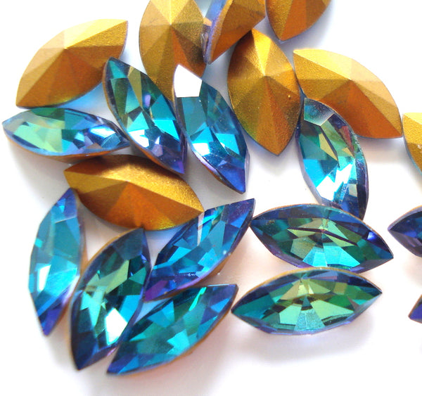 10x5mm (4200) M/C Heliotrope Marquise Navette Rare!