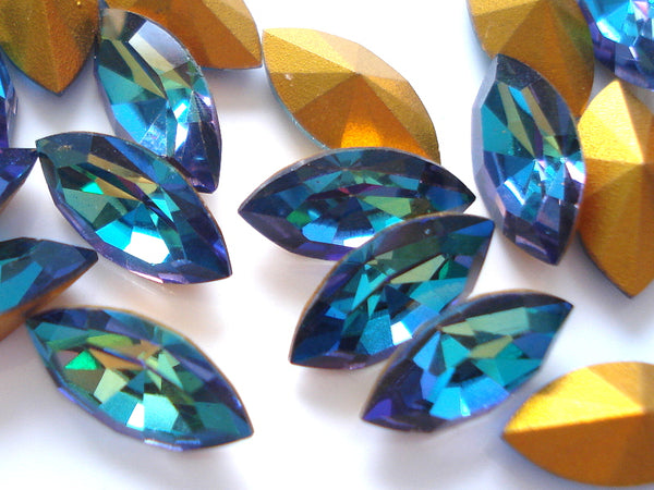 10x5mm (4200) M/C Heliotrope Marquise Navette Rare!