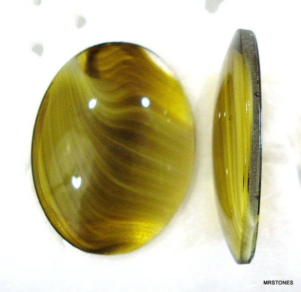 40x30mm (1685) Olivine Porphyr Specialty Oval Cabochon