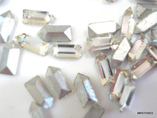 4x2mm (152) Crystal Pointed End Baguettes