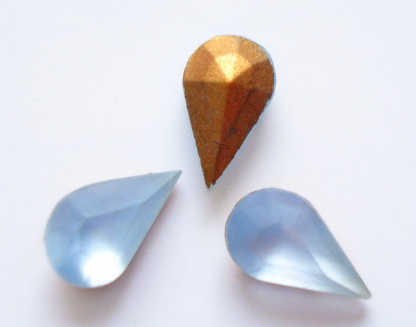 8x4.8mm (4300) Frosted Light Sapphire Pear Shape