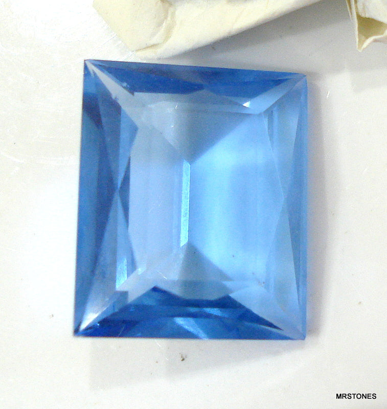18x15mm (4525) Light Sapphire Unfoiled Fancy Cushion