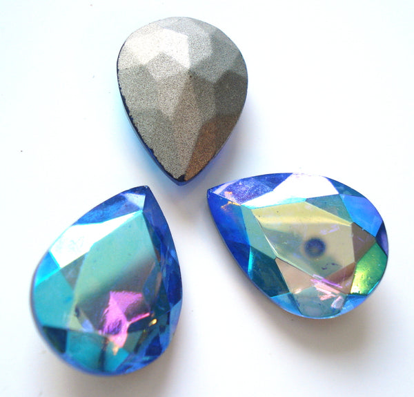 25x18mm (4320/2) Amethyst AB Pendeloque Pear Shape