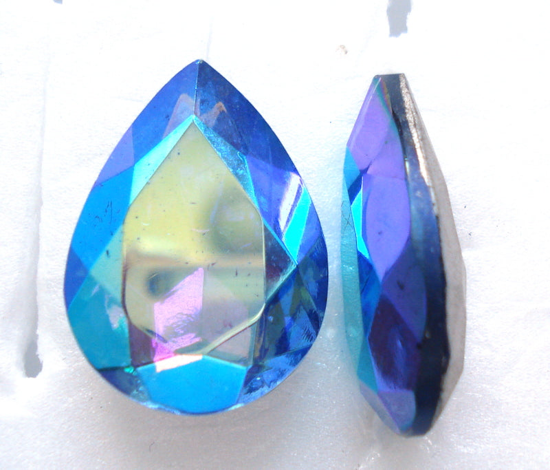 25x18mm (4320/2) Amethyst AB Pendeloque Pear Shape