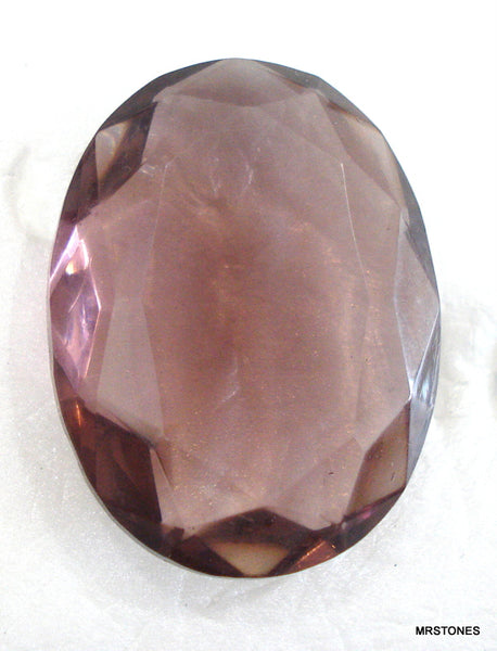 40x30mm (4130/2) TTC Amethyst Unfoiled Oval Shape