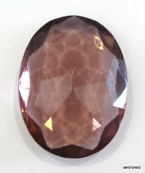 40x30mm (4130/2) TTC Amethyst Unfoiled Oval Shape