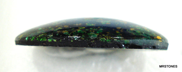 40x30mm (1685) Green Opal Oval Cabochon #1
