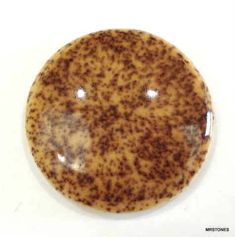 35mm (2194) Brown Matrix Round Cabochon