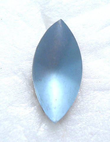 15x7mm (3146) Light Sapphire Frosted Matte Marquise Buff Top Doublet