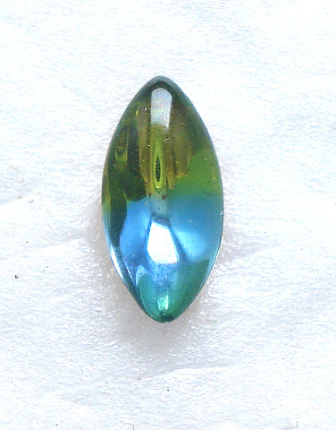 10x5mm (3146) Bi Color Peridot Light Sapphire Marquise Buff Top Doublet