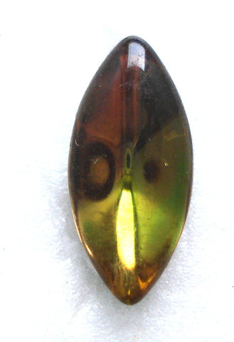 15x7mm (3146) Bi Color Smoked Topaz Olivine Marquise Buff Top Doublet