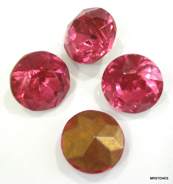 14.2-14.5mm (1200/2) (60ss) TTC Rose Pink Round Dentelle