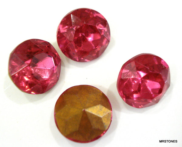 14.2-14.5mm (1200/2) (60ss) TTC Rose Pink Round Dentelle