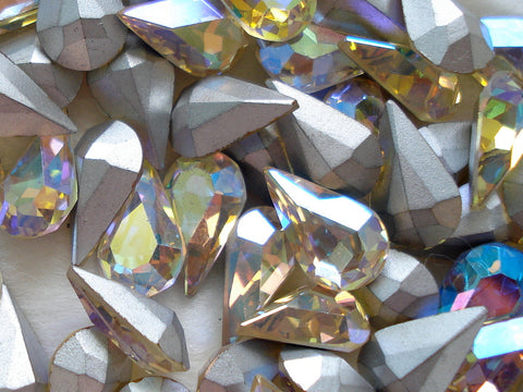 13x7.8mm (4300) MC Crystal AB Pear Shape