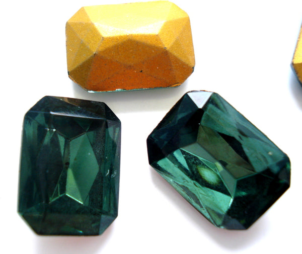 18x13mm (4626/2) Green Tourmaline Cushion Octagon