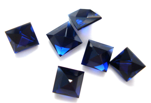 2.5mm Synthetic Corundum Sapphire French Cut Square