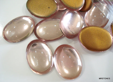 18x13mm (2195) Light Rose Oval Cabochon