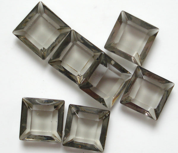 8mm (4404/2) Black Diamond Channel Cut Square Unfoiled