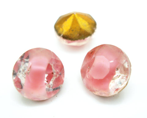 6.3mm (1200/2) (29ss) TTC Pink Givre Dentelle Round