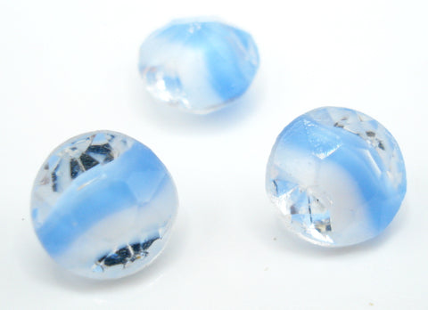 6.3mm (1200/2) (29ss) Blue Givre Dentelle Unfoiled Round