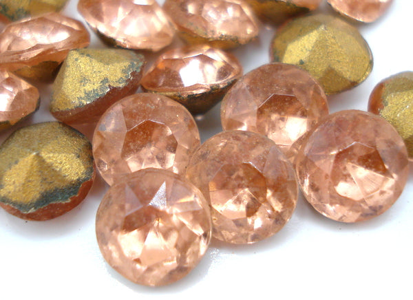 6.9mm (1200/2) (32ss) Peach Light Rose Dentelle Round