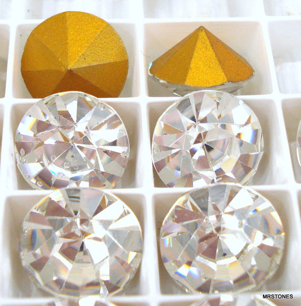 15.5-15.75mm (1100) (65ss) Crystal Round