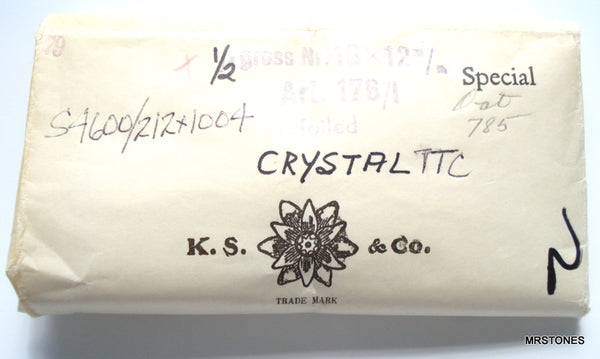 12x10mm (4626/2) TTC Crystal Cushion Octagon 4pk