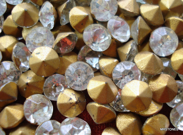 6.5-6.8mm (1100/2) (30-32ss) Crystal Round Demi-Fin 100 pc Lot Overstock