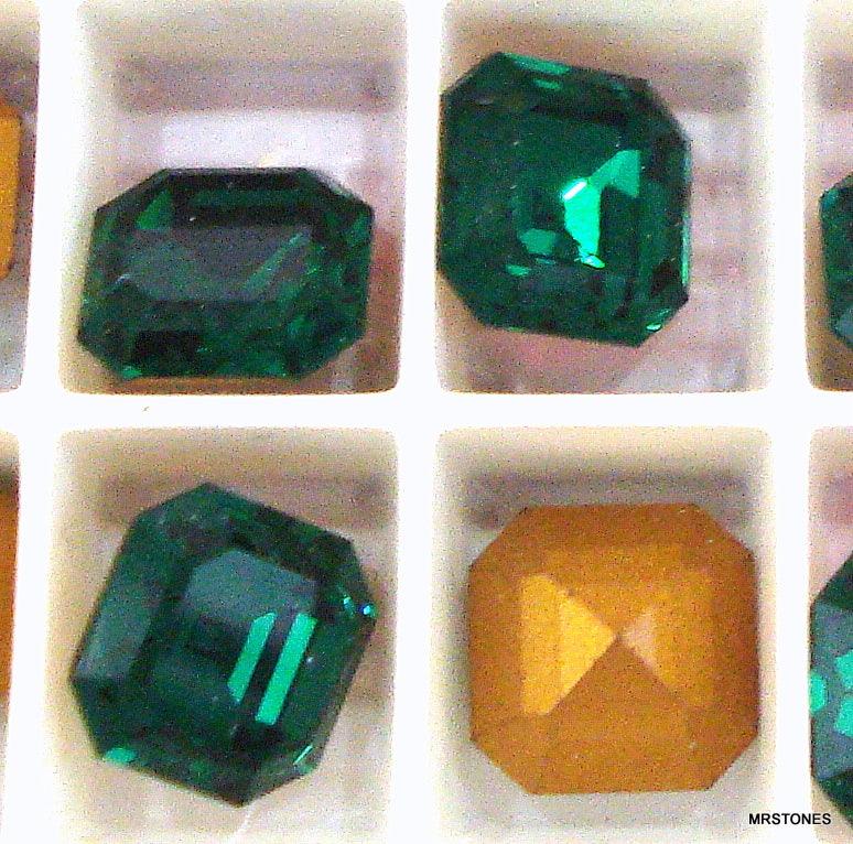 8mm (4671) Emerald Square Octagon Shape