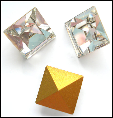 10mm (4400) Crystal Square Shape