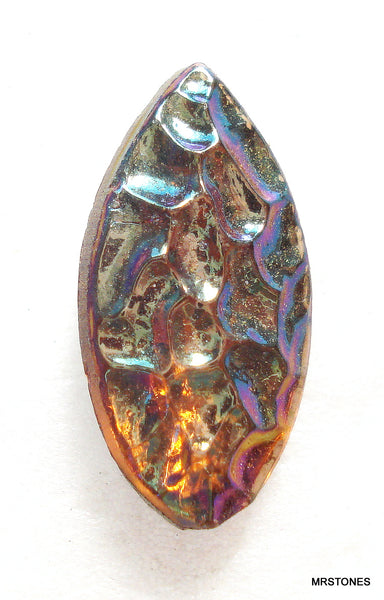 15x7mm (3146) Topaz/Smoked Topaz AB Nugget Top Marquise Buff Top Doublet