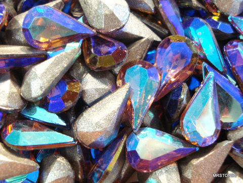 10x6mm (4300/2) TTC Amethyst AB Pear Shape