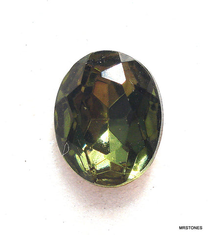 10x8mm (4100/2) TTC Green Tourmaline Oval