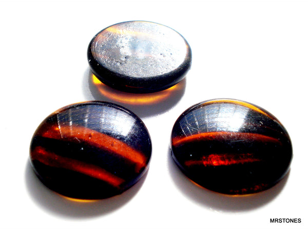 18mm (2194) Tortoise Low Dome Round Cabochon