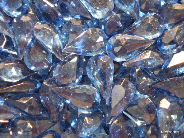 10x6mm (4300/2) TTC Montana Sapphire Unfoiled Pear Shape