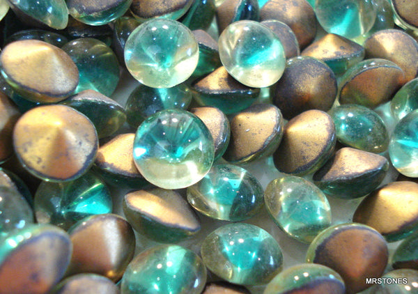 11mm (3189) (48ss) Aqua Sabrina Round Buff Top Doublet