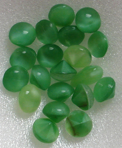4.5mm (3189) (19ss) Green Moonstone Round Buff Top Doublet