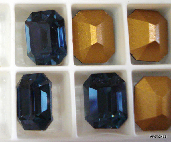 10x8mm (4600) Montana Sapphire Cushion Octagon