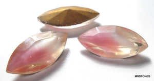 15x7mm (4200/2) TTC Pink Givre Marquise Navette
