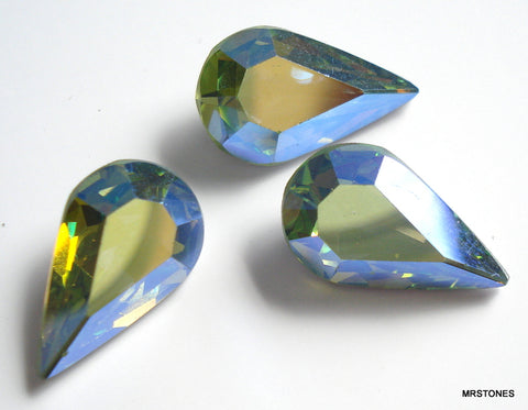 13x7.8mm (4300) Peridot AB Pear Shape Teardrop