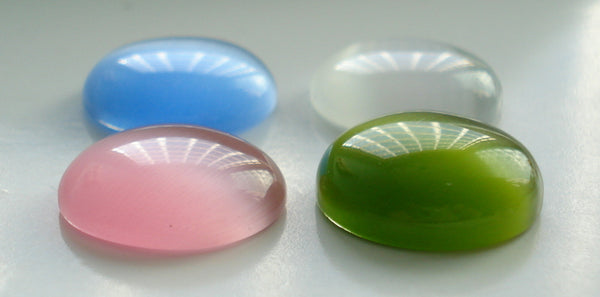 18mm (SCE) Synthetic Cat's Eye Round Cabochon