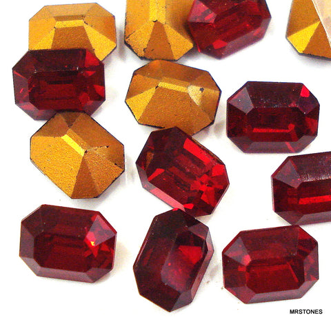 8x6.5mm (4600) Siam Cushion Octagon