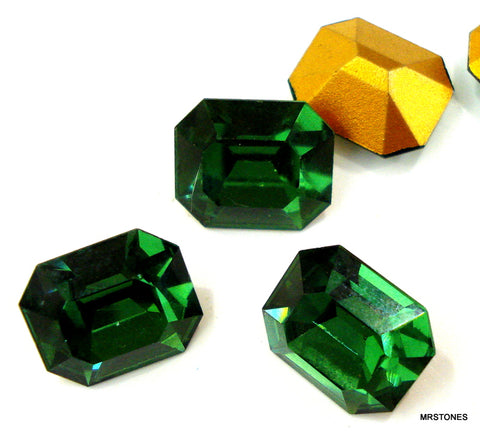 12x10mm (4600) Green Tourmaline Cushion Octagon